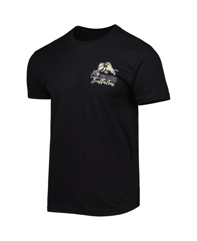 Shop Image One Men's Black Colorado Buffaloes Vintage-like Through The Years 2-hit T-shirt