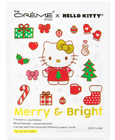 Shop The Creme Shop X Hello Kitty Merry & Bright Printed Essence Sheet Mask, Set Of 3 In No Color