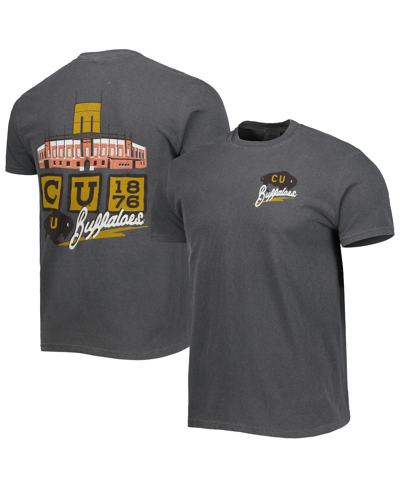 Image One Charcoal Colorado Buffaloes Vault Stadium T-shirt In Charcoal