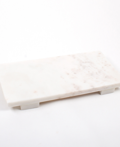 Shop 8 Oak Lane Marble Cheeseboard, Size Large In White