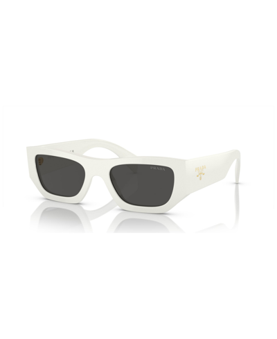 Shop Prada Unisex Sunglasses Pr A01s In White