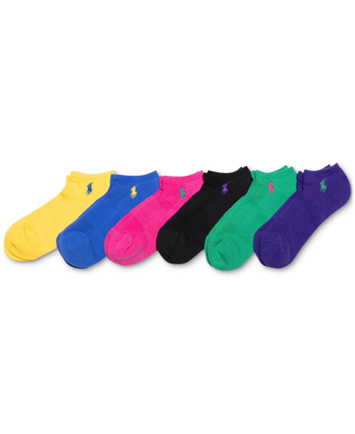 Shop Polo Ralph Lauren Women's 6-pk. Cushion Low-cut Socks In Multi Bright Assortment