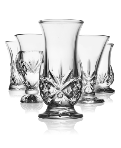 Godinger Dublin 5 Piece Bud Mini Vases Set In Clear