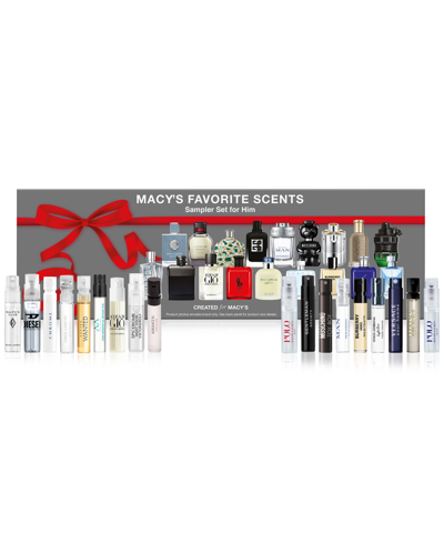 Shop Macy's 18-pc.  Favorite Scents Sampler Discovery Set For Him, Created For  In No Color