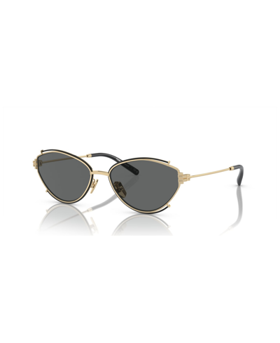 Shop Tory Burch Women's Sunglasses Ty6103 In Shiny Gold