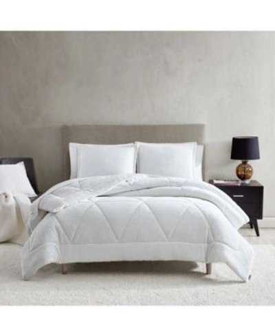 Shop Ugg Avery Plush Reversible Comforter Sets In Snow