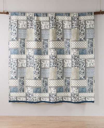 Levtex Aliza Folk Art Reversible 2-pc. Quilt Set, Twin/twin Xl In Blue