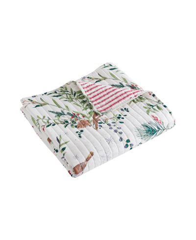 Levtex Winterberry Forest Reversible Quilted Throw, 50" X 60" In Multi