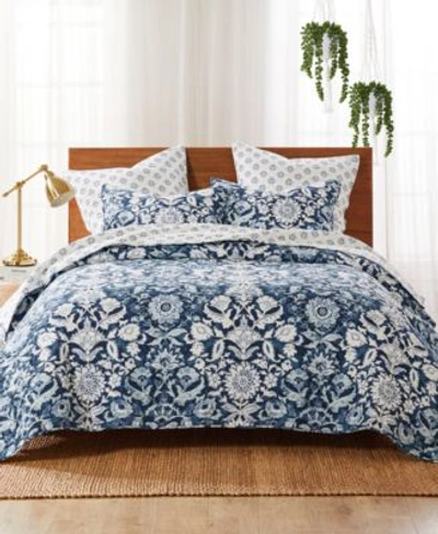 Levtex Laure Reversible Quilt Sets In Indigo