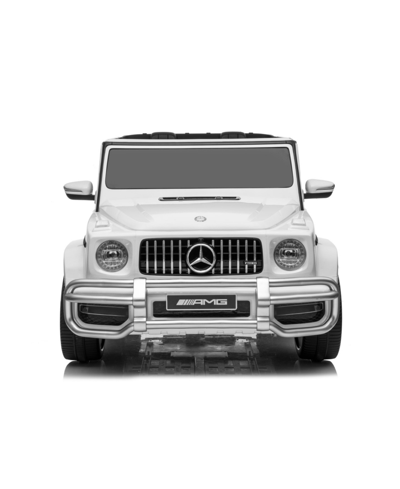 Shop Freddo Mercedes Benz G63 Amg 2 Seater Ride On Car In White