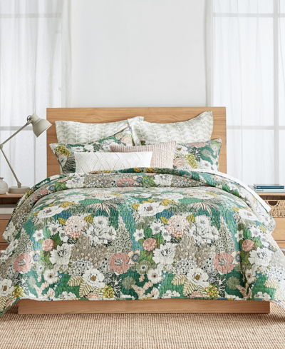 Levtex Bettina Reversible 3-pc. Quilt Set, King/california King In Green