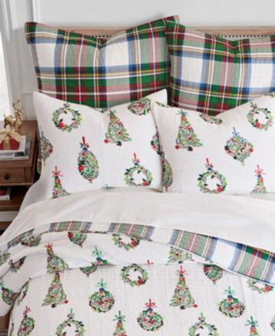 Levtex Home Festive Baubles Reversible Quilt Set Collection In Multi