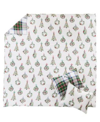 Levtex Home Festive Baubles Reversible Quilt Set Collection In Multi