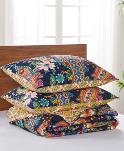 Shop Levtex Bertelli Paisley Reversible Quilt Sets In Navy