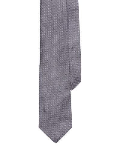 Shop Polo Ralph Lauren Men's Pin Dot Silk Tie In Navy,white