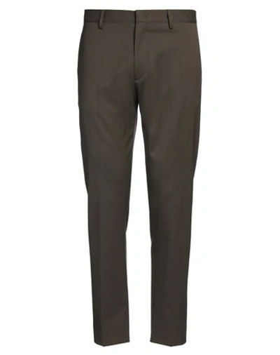 Shop Low Brand Man Pants Military Green Size 36 Virgin Wool, Polyester, Lycra