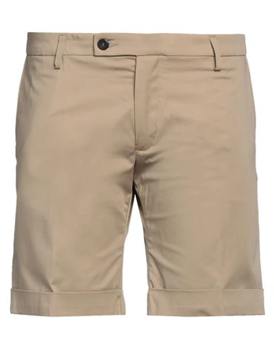 Shop Michael Coal Man Shorts & Bermuda Shorts Sand Size 42 Cotton, Elastane In Beige
