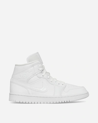 Shop Nike Wmns Air Jordan 1 Mid Sneakers Triple In White
