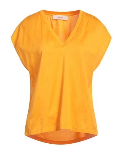 Shop Jucca Woman T-shirt Mandarin Size S Cotton