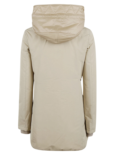 Shop Fay Toggle-fastening Hooded Coat In Burro