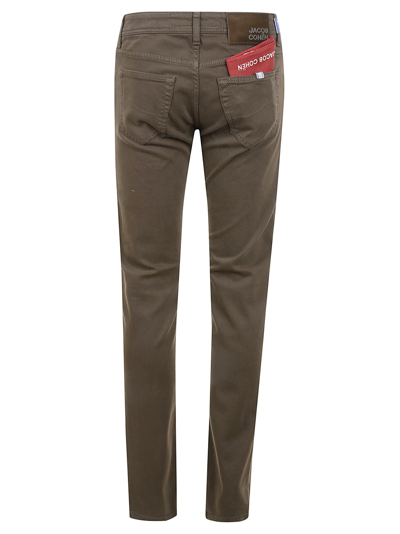Shop Jacob Cohen Nick Slim Fit Jeans In Brown