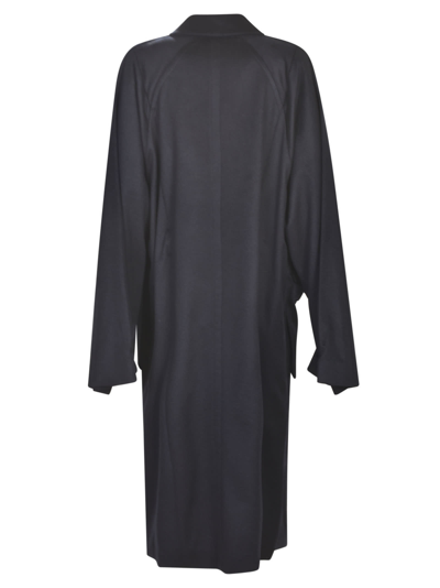 Setchu Two-button Oversized Coat In Midnight