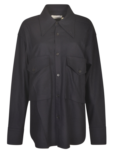 Shop Setchu Overshirt In Midnight