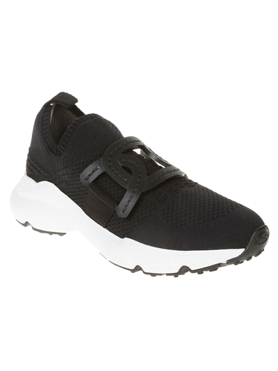 Shop Tod's 54c Catena Sport Run Sneakers In Black