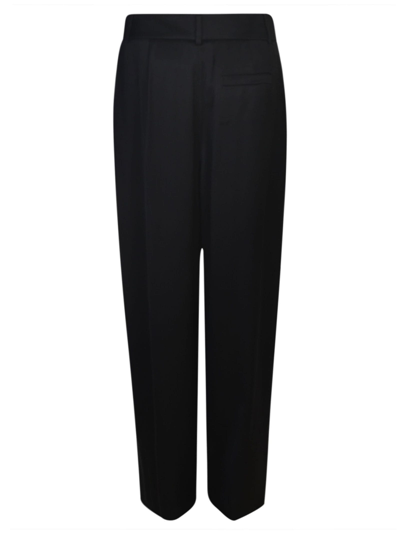 Shop Giorgio Armani Fitted Straight Trousers In Uc99