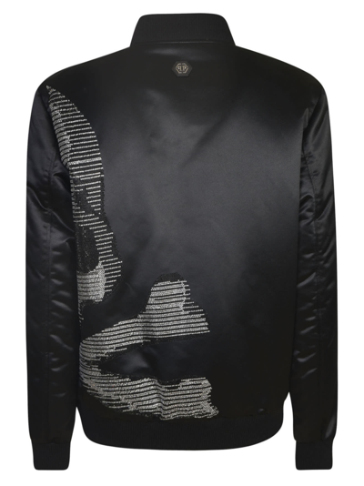 Shop Philipp Plein Skull-embellished Jacket In Black
