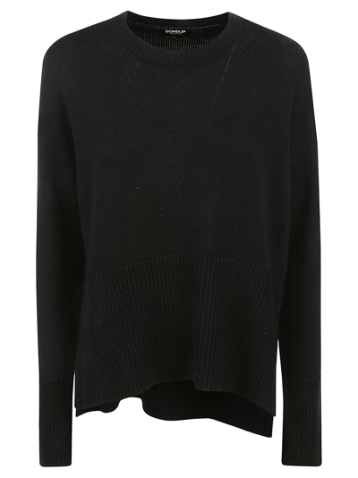 Shop Dondup Loose Fit Crewneck Knit Sweater