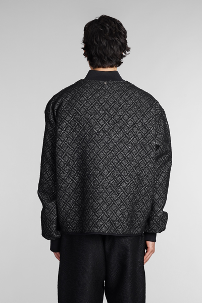 4sdesigns Casual Jacket In Black Viscose In Black