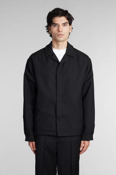 Shop Costumein Michael Dallas Casual Jacket In Black Wool