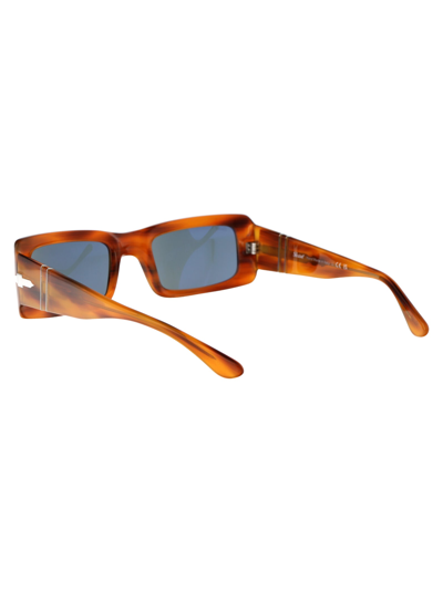 Shop Persol Francis Sunglasses In 960/56 Striped Brown