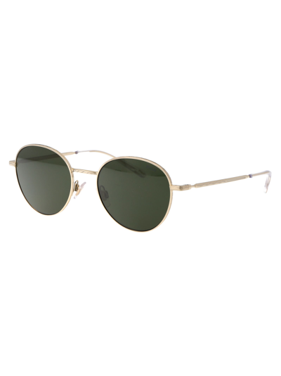 Shop Polo Ralph Lauren 0ph3144 Sunglasses In 942571 Shiny Pale Gold