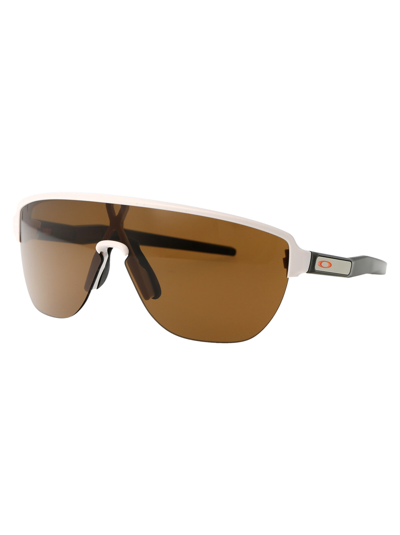 Shop Oakley Corridor Sunglasses In 924810 Matte Warm Grey