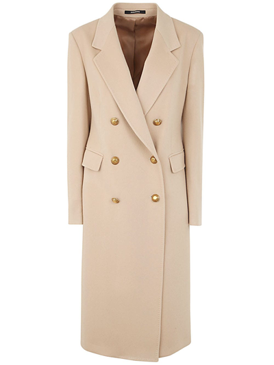 Shop Tagliatore Meryl Double Breasted Coat In Light Camel