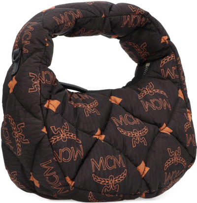 Shop Mcm Aren Hobo Bag In Black