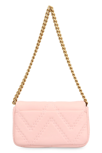 Shop Marc Jacobs J Marc Leather Mini Crossbody Bag In Pink