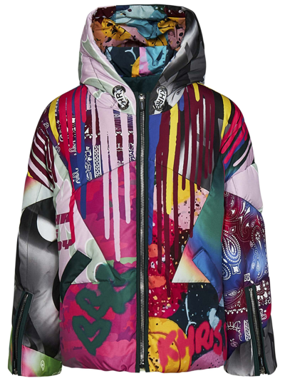Khrisjoy Down Jacket In Multicolore