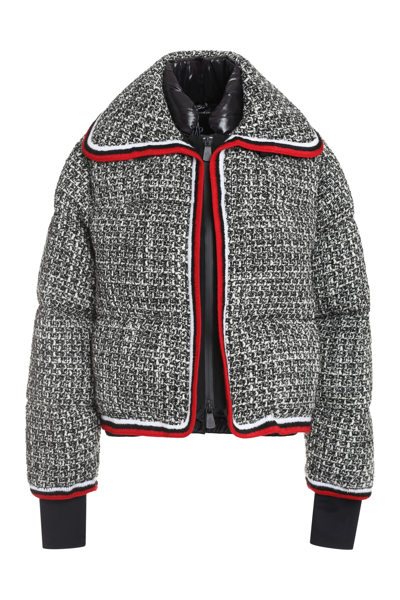 Shop Moncler Eterlou Padded Knit Jacket In Multicolor