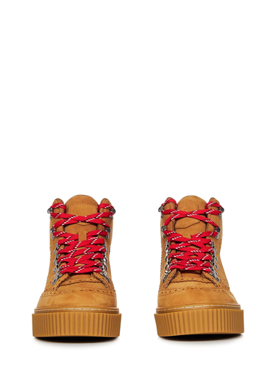 Shop Palm Angels Hiking Boots In Orange
