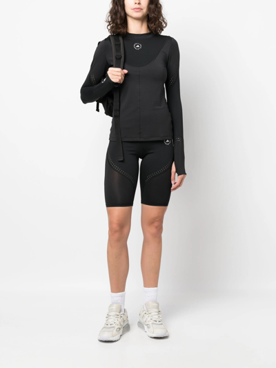 Shop Adidas By Stella Mccartney Ciclista In Black
