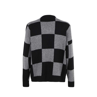 Shop Off-white Wool Logo Sweater In Black