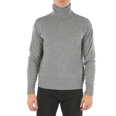 Shop Off-white Basic Wool Pullover In Gray