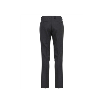 Shop Fendi Wool Ff Pants In Black