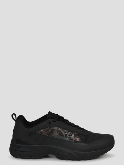 Shop Stone Island Grime Sneakers In Black