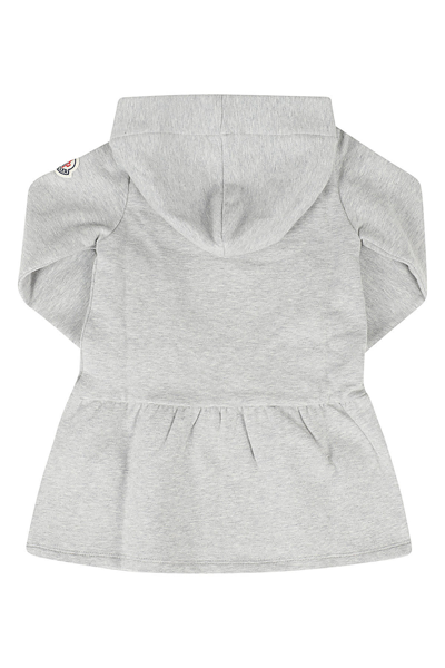 Shop Moncler Dress In Grey