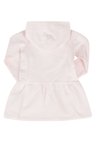 Shop Moncler Dress In Light Pink