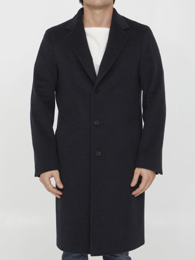 Shop Tonello Wool Coat In Grey